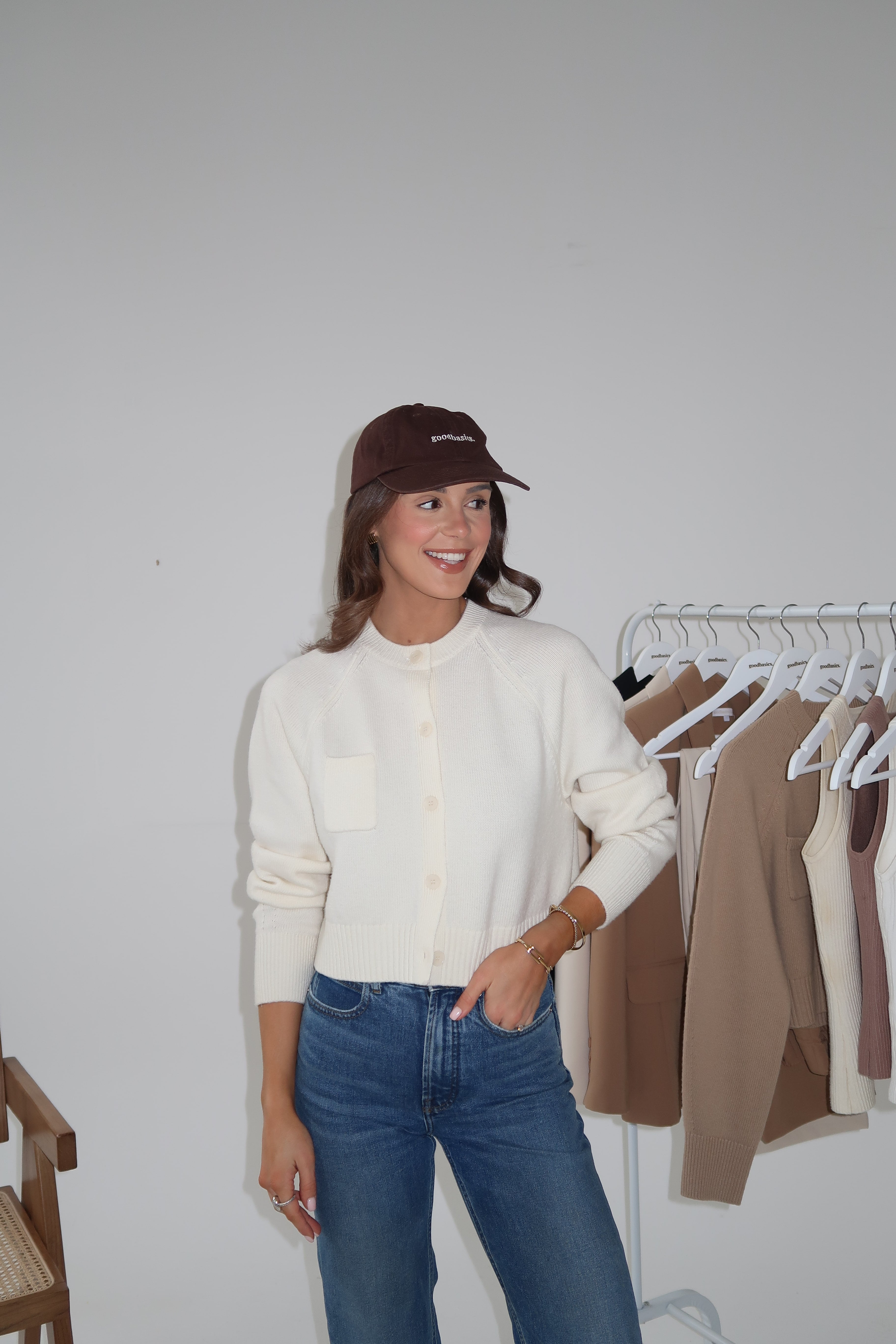 Merino wool cardigan