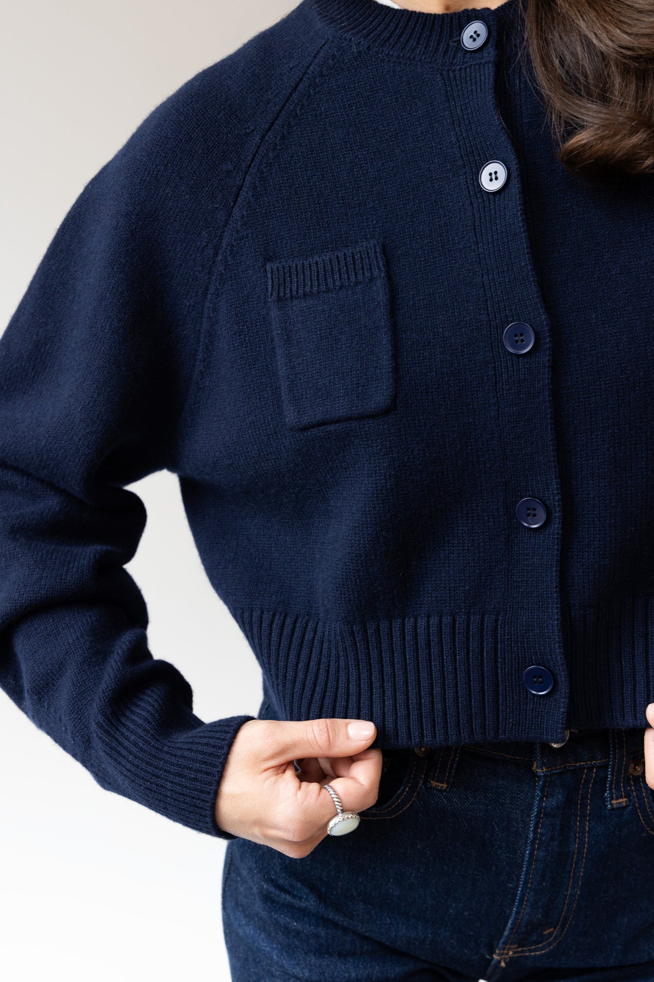 Merino wool cardigan